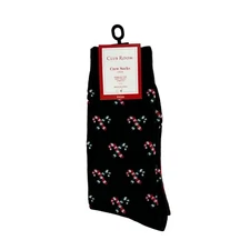 Club Room Mens 2-Pack Holiday Candy Cane Stripe Crew Socks Multicolor OS