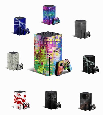 Xbox Series X Skin Design Wrap Aufkleber Konsole + Controller Skins Cover Schutz