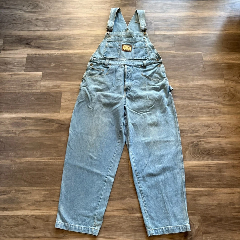 Mono vaquero Karl Kani vintage para hombre talla L azul cremallera hip hop años 90 usado Foto 4 de 4