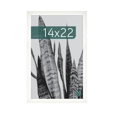 MCS Studio Gallery 14x22 White Woodgrain Engineered Wood Poster Frame Vertical/H