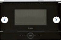 Bosch Series 8 BFL7221B1B 21 Litre 38cm High, Built Microwave Oven - Black