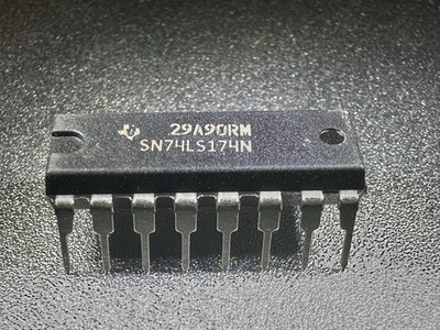 5x SN74LS174N | Texas Instruments | 16-pin DIP