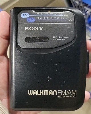 Sony Walkman WM-FX101 AM/FM Radio Cassette Tape Player FOR PARTS