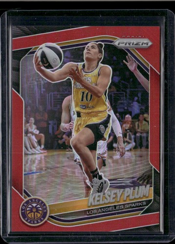 2025 Panini Prizm WNBA #59 Kelsey Plum Red Prizms #/299