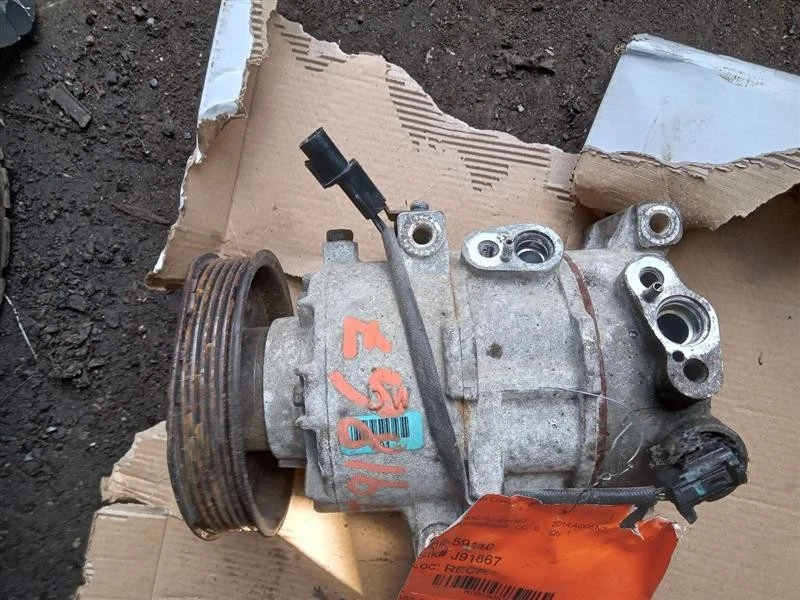 Б/у компрессор кондиционера подходит: 2014 Hyundai Accent ручной контроль температуры класса A - Изображение 4 из 4