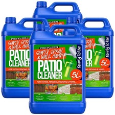 ProKleen Patio Cleaner Fluid Mould Algae Killer 25% Stronger Drive Decking 20L