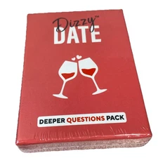 DIZZY DATE Drinking Card Game For Adults - 2023 Deeper Questions Expansion Pack