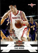 2010-11 Panini Basketball Threads Yao Ming #122 Houston Rockets NBA