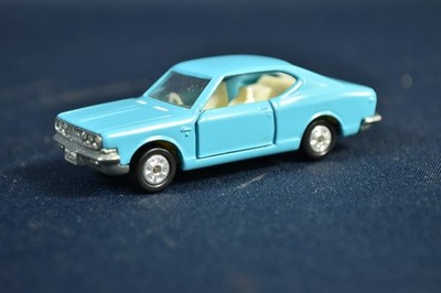Vintage 1/60 Tomica No.15 New Corona 1700 H.T SL 1E Wheel White Interior Japan