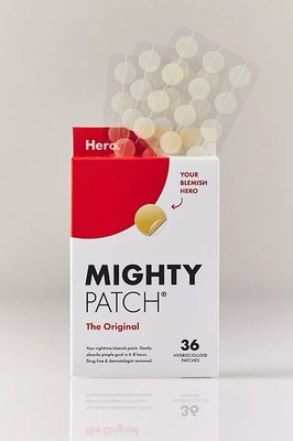 Hero Mighty Patch Original Hydrocolloid Acne Patches for Face, 36 Count