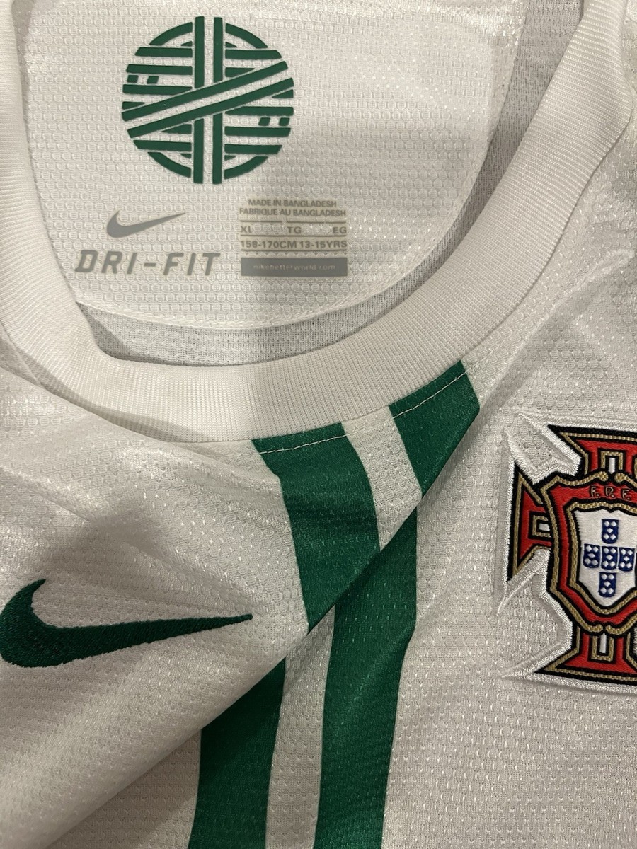 Portugal 2012 Away Nike Authentic Soccer Jersey. Youth Size XL (13