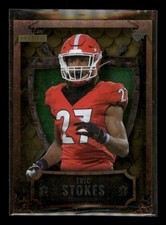 2021 Wild Card #MWW-20 Eric Stokes Bronze Border Black Scales Green Shield Gold