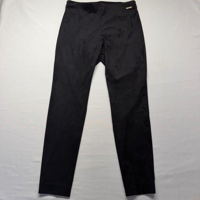 Lilly Pulitzer Anika High Rise Pants Black Stretch Slim Career Size 14 Comfort