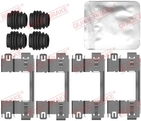 Vorderachse Quick Brake 109-0147 ZubehöRsatz, Scheibenbremsbelag FüR Hyundai-image