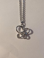 N27 Childrens Necklace Jewelry W/Stone Butterfly