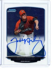Justin Nicolino Chrome Prospect Autographs 2013 Bowman #BCP-JN