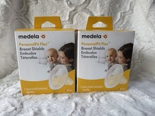 2 Medela Breast Shields PersonalFit Flex 30mm L Shaped Pack of 2 Breastshields