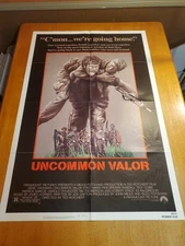 Uncommon Valor Original Movie Poster 27x41 Folded Theater One Sheet 1983