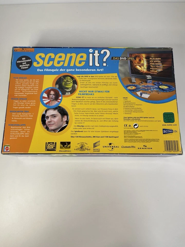 MATTEL Brettspiel - Scene IT? - Das DVD Spiel Kinoquiz mit Filmclips, neuwertig - Bild 2 von 4