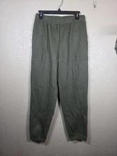 ANRABESS Womens Jogger Sweatpants Y2K Fall Clothes Army Green Medium