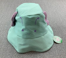 Girls Butterfly Bucket Hat Mint Green Purple Wings Ages 3 Cute Sun Protection