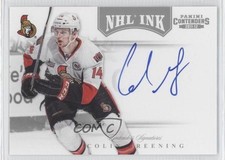2011-12 Panini Playoff Contenders NHL Ink Colin Greening #40 Auto 0c2