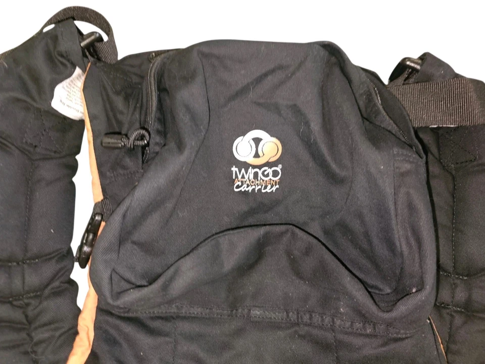 TwinGo Base Carrier Air Model Teal Single Carrier - puede expandirse negro y naranja Foto 2 de 4