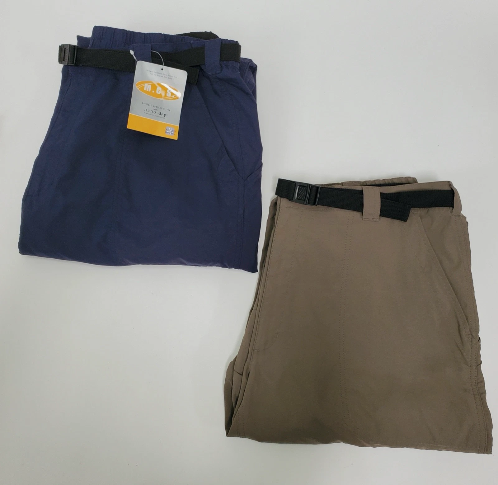 Lot of 2 0s LL Bean Nylon Pants 42x32/34 Zip Off Leg Shorts Hiking Navy/Brown
Opens in a new window