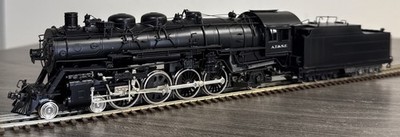 Sunset Models HO Brass #HO110C Mountain AT&SF 4-8-2 3700 Class - F/Ptd. & LNIB!