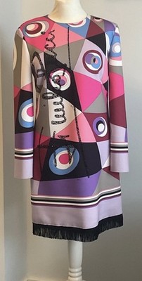 Emilio Pucci Kleid Strass Dt 40 Neuwertig 