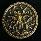 Ex rare Antique URANIA MYTHOLOGY brass button, CA., 1880s/1890s — photo 1