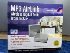 Startech MP3 AirLink Wireless Digital Audio Transmitter New In Box Vintage PC