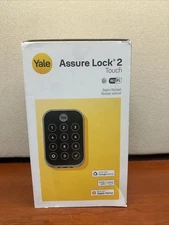 Yale Assure Lock 2 Touch Deadbolt Satin Nickel Smart Keyless Entry Door Lock ...