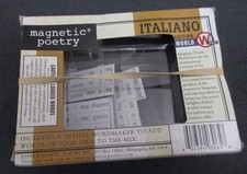 Magnetic Poetry in ITALIAN Fridge Magnets - Italian Edition, Over 400 Words