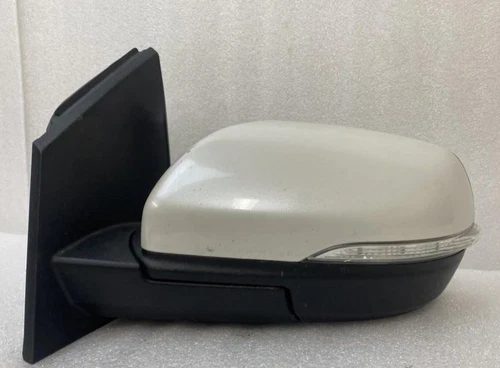 2015-2018 Ford Edge Left Driver Power Side View Mirror Door Assembly White OEM