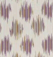 Clarke And Clarke Curtain Fabric Dilbar Violet.  Now £5 per metre, Ssp £41.60