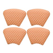 Saleen Half Round Placemat Set Of 4 Home Kitchen Decor Orange