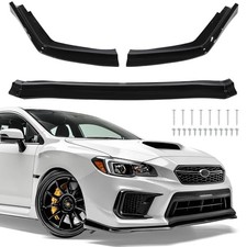 Front Bumper Lip Spoiler Compatible with Subaru WRX STI Sedan 2015 2016 2017