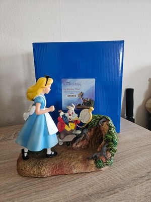 Enesco Disney Figur Alice im Wunderland '' Mr. Rabbit wait/Hasenbau OVP