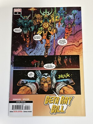 BETA RAY BILL #2 2021 NEAR MINT 2ND PRINTING MARVEL COMICS b-389