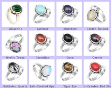 Natural Golden Rutilad Gemstone Band Ring 925 Sterling Silver Jewelry For Women