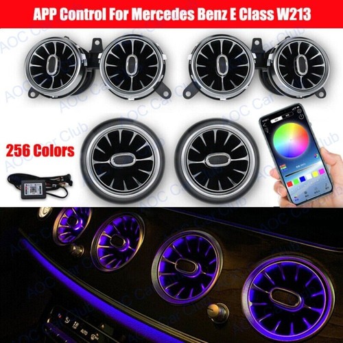 For Mercedes BenzE W213 APP Bluetooth Control front Air Vent LED Ambient Light - 第 1/11 張圖片