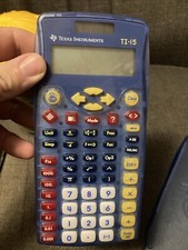 Texas Instruments TI-15 Scientific Calculator lot Of Two Working/non Working