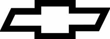 Fits Chevy Bowtie Logo Emblem Vinyl Decal Car Truck Window Sticker - Free Ship-