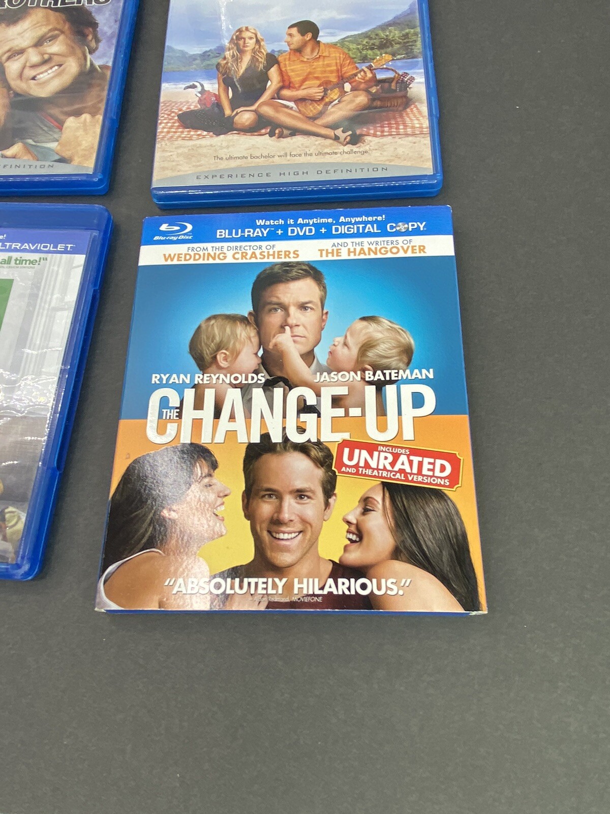 Super Bad Hangover Ted Step Brothers Due Date Anchorman 2  Blu-ray Comedy Lot