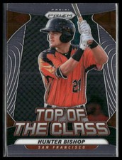 Hunter Bishop #TOC-10 2020 Panini Prizm Top of The Class San Francisco Giants