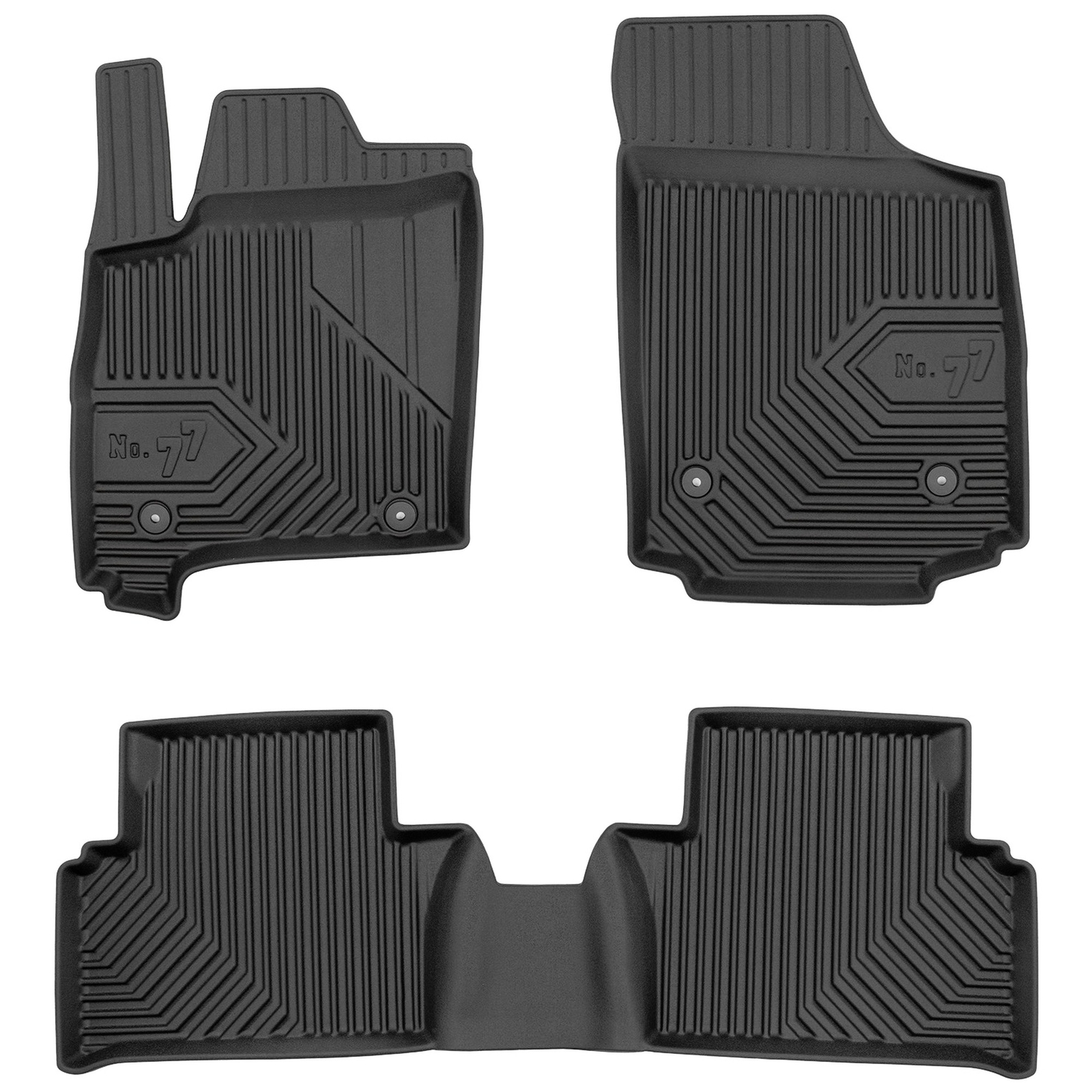 Tapis de sol TPE Frogum No.77 auto imperméable sur mesure pour Opel Meriva A