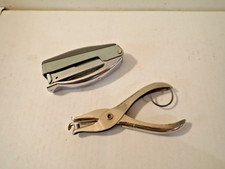 Swingline No.85-06 & Gem  Mc Gill M.P.Co Hole Puncher Pat. 2,735,492 made in USA