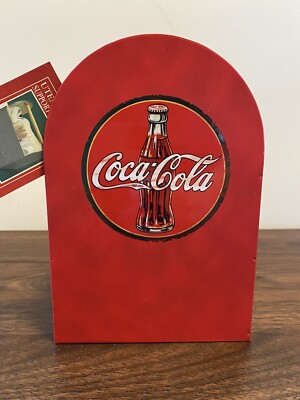 Coca~Cola® ~ Metal / Wood utensil holder caddy New | eBay