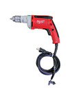 MILWAUKEE TOOLS 3/8" ELECTRIC DRILL, CAT, No. 0200-20 WITH CHUCK KEY